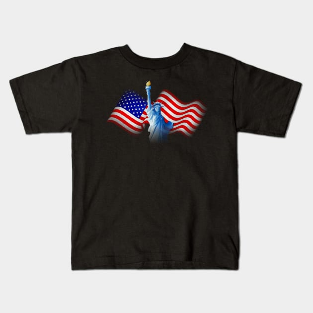 Independence Day Kids T-Shirt by gold package